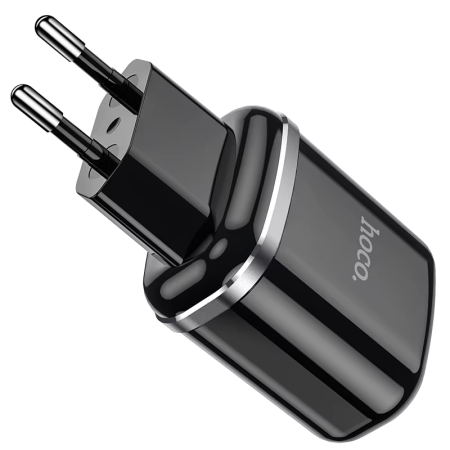 N4 Aspiring dual port charger(EU) Black