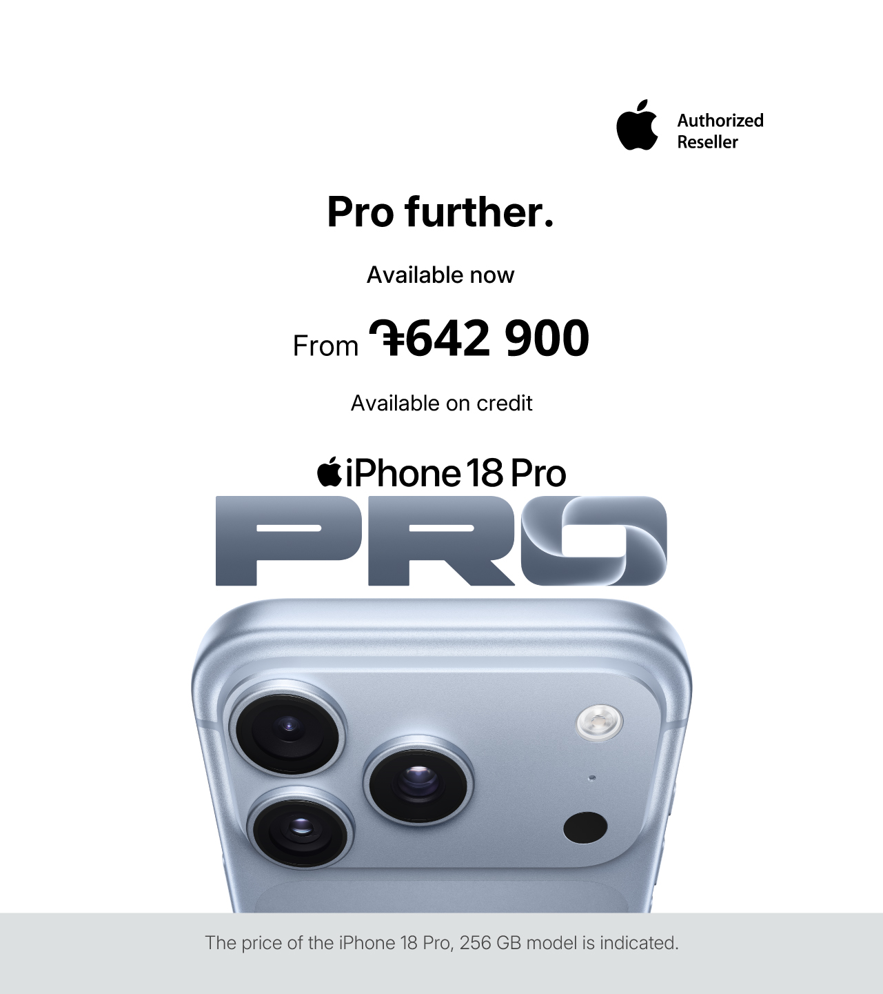 iphone 18 pro glacier available on credit