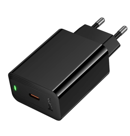 CHARGER HOCO CS93A Leader single port PD20W black