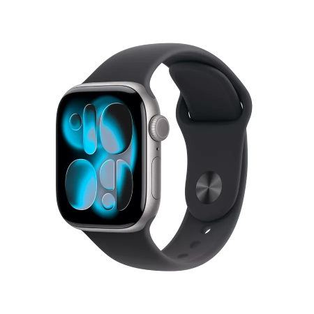 Apple Watch Series 11 GPS 42mm Space Grey Aluminium Case with Black Sport Band - S/M MEQW4RK/A