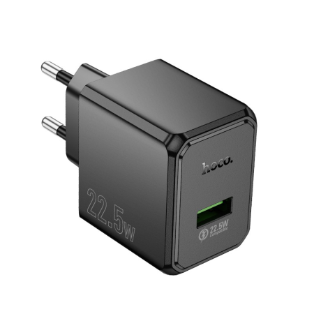 CHARGER HOCO CS17A Wish single port 22.5W Black
