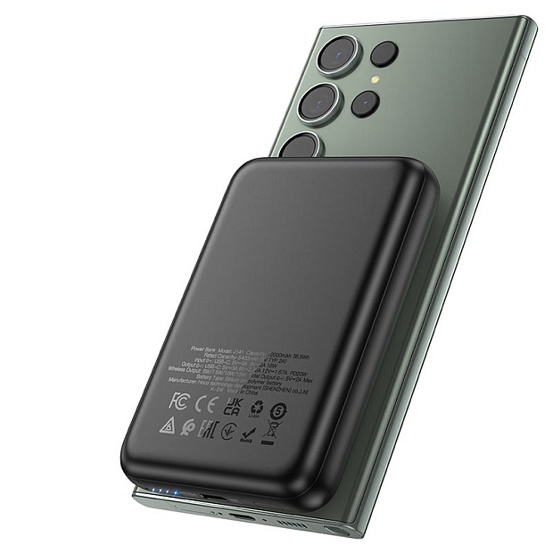 J141 Grace PD20W magnetic power bank(10000mAh) black
