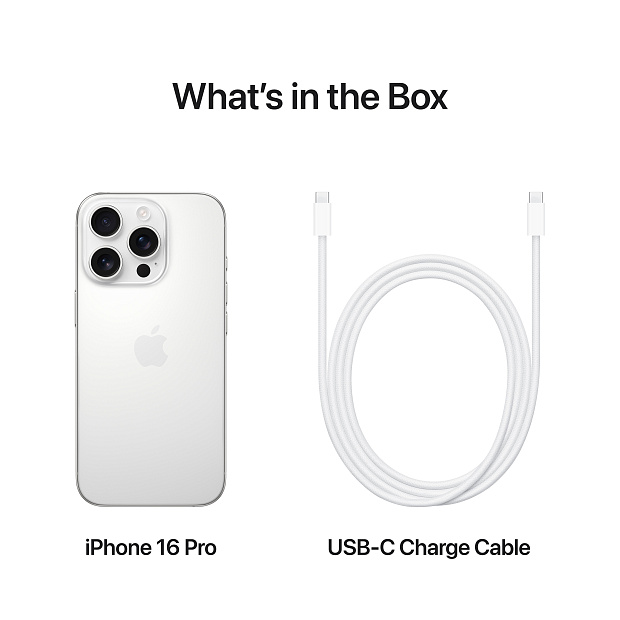 iPhone 16 Pro 128GB  White Titanium