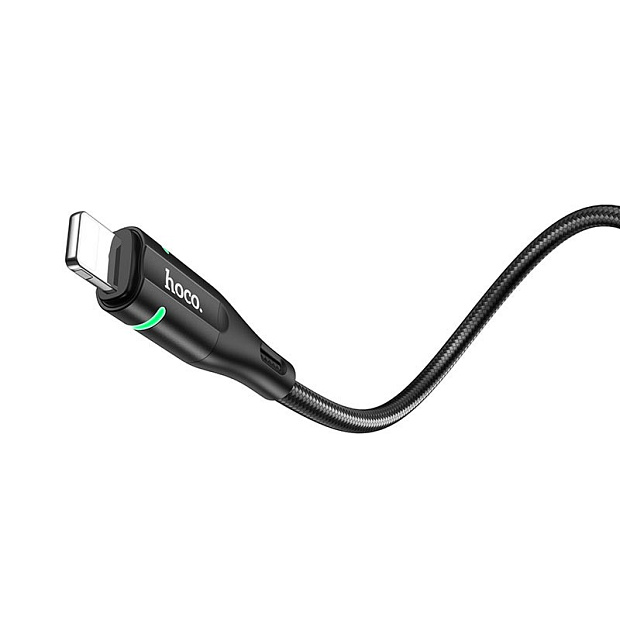 Cable USB to Lightning “U93 Shadow” charging data sync Black