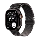 Apple Watch Ultra 3 GPS + Cellular 49mm Black Titanium Case with Black Titanium Milanese Loop - Medium