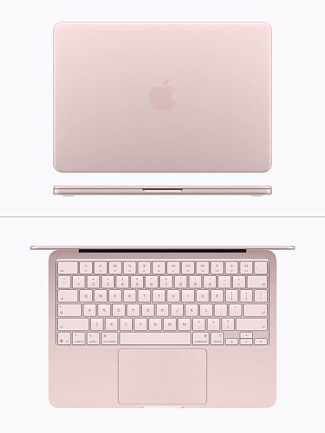 13-inch MacBook Neo: Apple A18 Pro chip with 6-core CPU and 5-core GPU, 8GB, 256GB SSD, Blush (MHFH4RU/A)