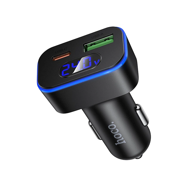 Z63B Barry 48W dual port PD30W+QC3.0 digital display car charger