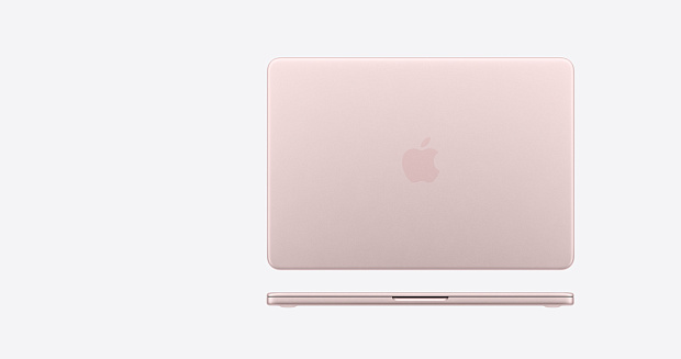 13-inch MacBook Neo: Apple A18 Pro chip with 6-core CPU and 5-core GPU, 8GB, 256GB SSD, Blush (MHFH4RU/A)