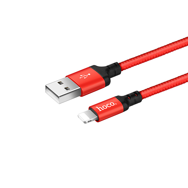 HOCO X14 iP Charging Cable (L=2M) red