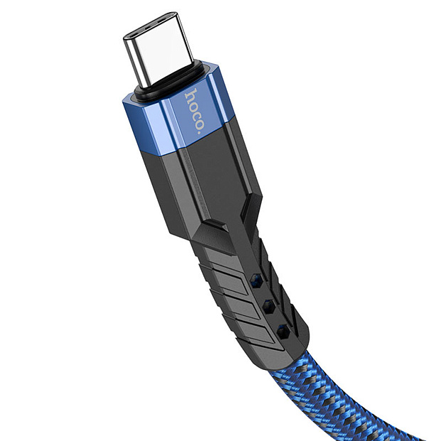 Дата-кабель USB to Type-C U110 Black 