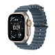 Apple Watch Ultra 3 GPS + Cellular 49mm Natural Titanium Case with Anchor Blue Ocean Band