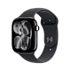 Apple Watch Series 11 GPS 46mm Jet Black Aluminium Case with Black Sport Band - M/L