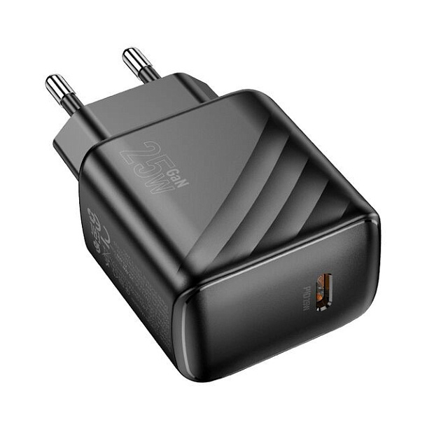 CHARGER HOCO CS24A single-port PD25W black
