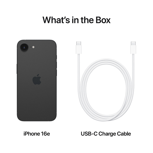 iPhone 16e 128GB Black MD1Q4HX/A